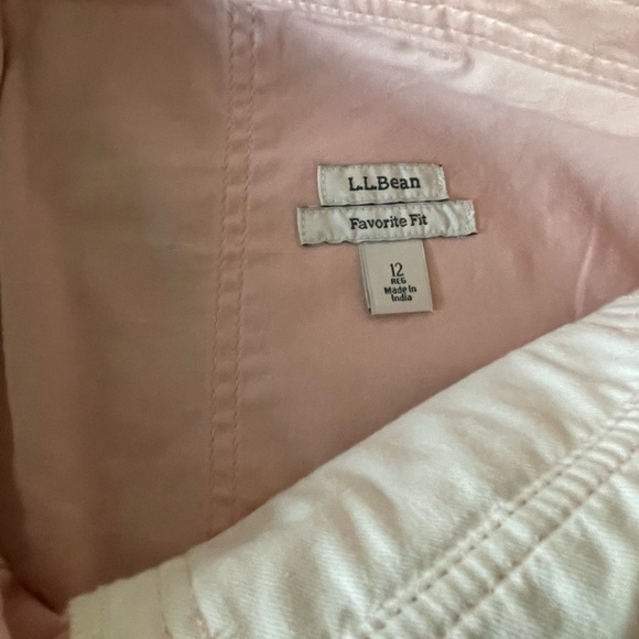 🩷LL Bean “Favorite Fit” size 12 chino skirt with stretch in blush pink. NICE!! - Picture 6 of 7